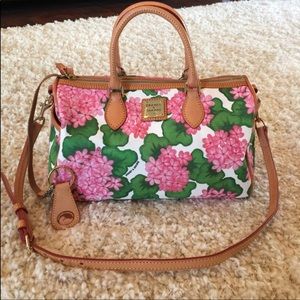 Dooney and Bourke satchel floral